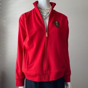 Lauren Ralph Lauren red track jacket